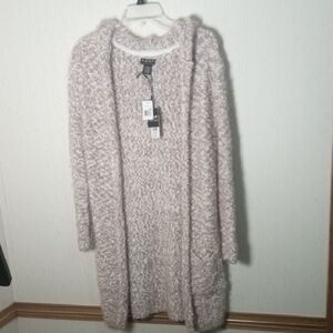 Poof! Soft Cream Cardigan